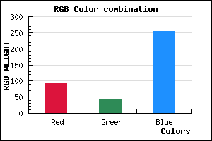 rgb background color #5D2CFE mixer