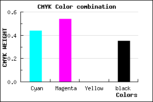 #5D4CA5 color CMYK mixer