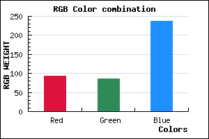 rgb background color #5D55ED mixer