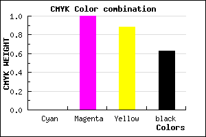 #5E000B color CMYK mixer