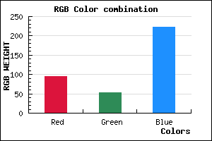 rgb background color #5E35DF mixer