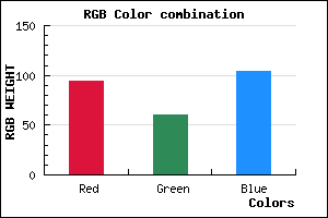 rgb background color #5E3C68 mixer