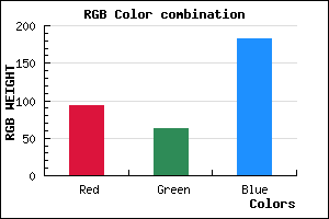 rgb background color #5E3FB7 mixer
