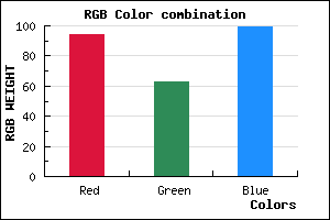 rgb background color #5E3F63 mixer