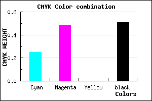 #5E417D color CMYK mixer