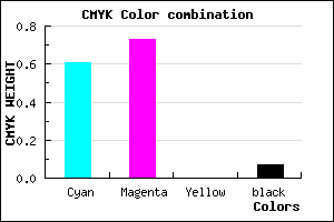#5E41EE color CMYK mixer