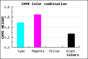 #5E42BA color CMYK mixer