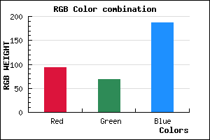 rgb background color #5E45BB mixer