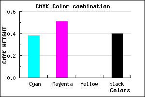 #5E4A98 color CMYK mixer