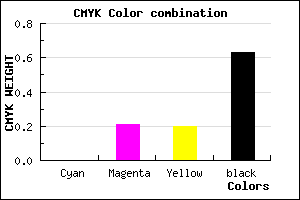 #5E4A4B color CMYK mixer