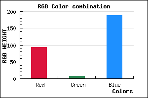 rgb background color #5E08BC mixer