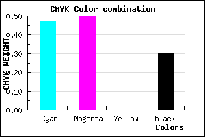 #5E5AB3 color CMYK mixer