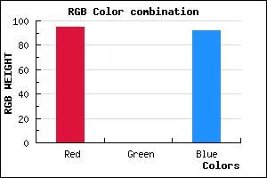 rgb background color #5F005C mixer