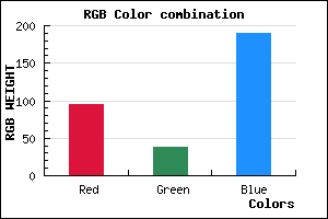 rgb background color #5F26BE mixer