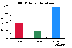 rgb background color #5F2CBE mixer