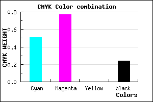 #5F2CC2 color CMYK mixer