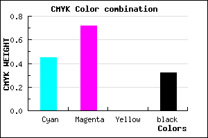 #5F30AE color CMYK mixer