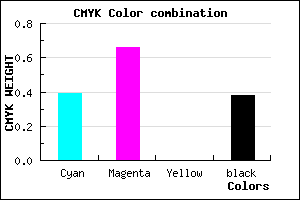#5F369D color CMYK mixer