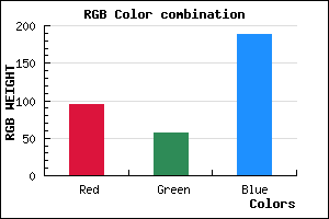 rgb background color #5F39BD mixer