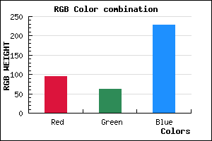 rgb background color #5F3EE5 mixer