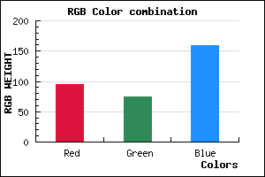 rgb background color #5F4B9F mixer