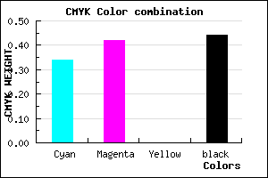 #5F5390 color CMYK mixer