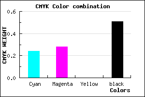 #5F5A7D color CMYK mixer