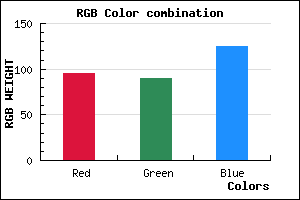 rgb background color #5F5A7D mixer