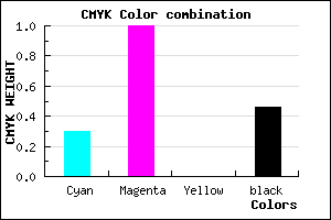 #600089 color CMYK mixer