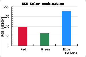 rgb background color #603FB1 mixer