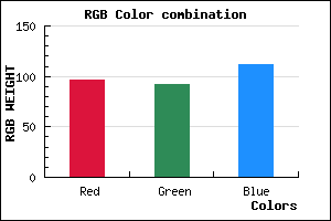 rgb background color #605C70 mixer