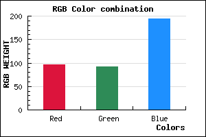 rgb background color #605CC2 mixer