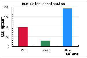 rgb background color #611DBF mixer