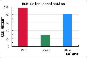 rgb background color #611D52 mixer