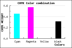 #614CB0 color CMYK mixer