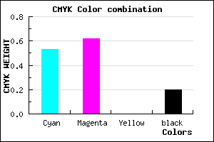 #614DCD color CMYK mixer