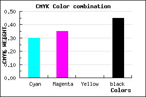 #615A8B color CMYK mixer