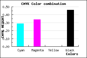 #615B89 color CMYK mixer