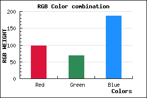 rgb background color #6245BB mixer