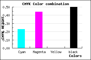 #624880 color CMYK mixer