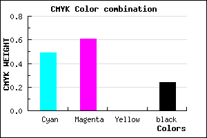 #624BC1 color CMYK mixer