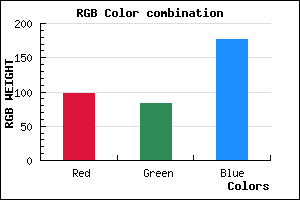 rgb background color #6253B0 mixer