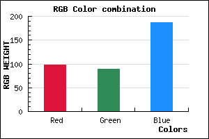 rgb background color #6259BB mixer