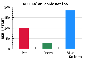 rgb background color #631DB8 mixer