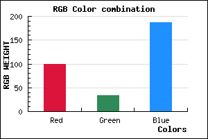 rgb background color #6321BB mixer