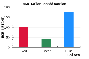 rgb background color #632BAD mixer