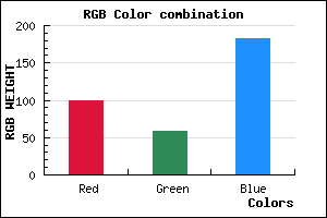 rgb background color #633AB7 mixer