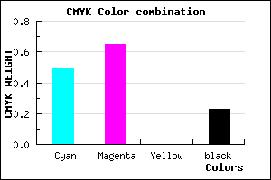#6345C4 color CMYK mixer
