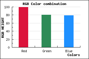 rgb background color #63504F mixer
