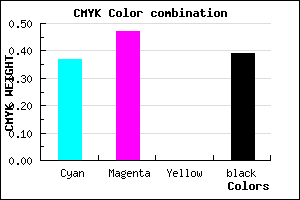 #63539C color CMYK mixer